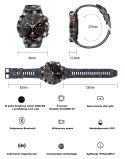 SMARTWATCH MĘSKI GRAVITY GT20-4 - AMOLED, DODATKOWY PASEK (sg024d)