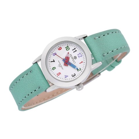 ZEGAREK DZIECIĘCY PERFECT L641-04 - wskazówki kredki + BOX