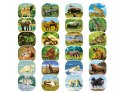 Ręczna Latarka projektor ze zwierzętami safari Lew Słoń Żółw Zebra TA0107