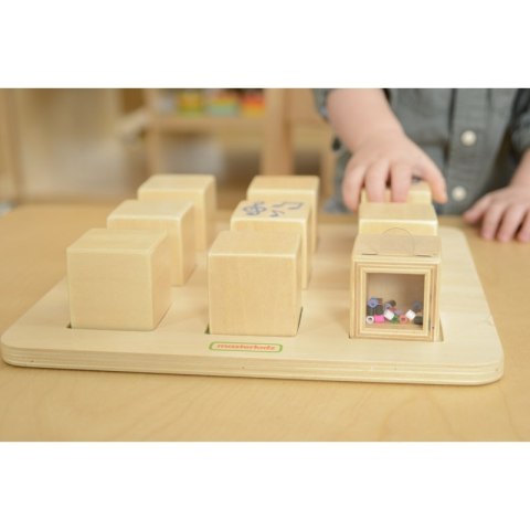 MASTERKIDZ Drewniany Sorter Sensoryczny Łączenie Dźwięków Montessori