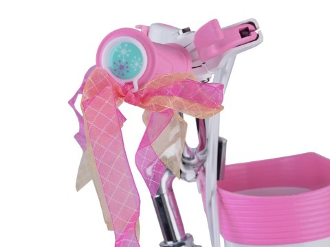 RoyalBaby Rower dziecięcy 14" Little Swan Koszyk + kółka boczne RB14-18