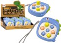 Gra whack a mole dinozaur niebieska