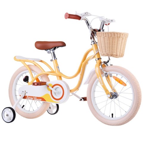 RoyalBaby Rower dziecięcy 16" Little Swan Retro Vintage koła boczne RB16-18