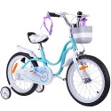RoyalBaby Rower dziecięcy 16" Little Swan Koszyk + kółka boczne RB16-18