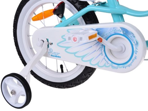 RoyalBaby Rower dziecięcy 16" Little Swan Koszyk + kółka boczne RB16-18