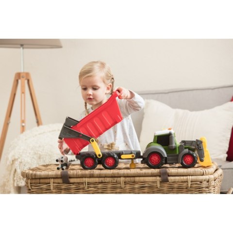 DICKIE ABC Happy Fendt Traktor z Przyczepką 65cm