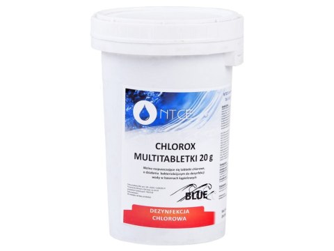 Chlorox Multitabletki Chlorox 20g Chemia do basenu 1KG BLUE BA0566