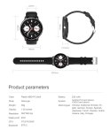 SMARTWATCH UNISEX GRAVITY GT1-1 PRO - ROZMOWY BLUETOOTH, DODATKOWY PASEK (sg027a)