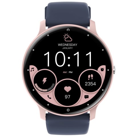 SMARTWATCH UNISEX GRAVITY GT1-7 PRO - ROZMOWY BLUETOOTH, DODATKOWY PASEK (sg027g)