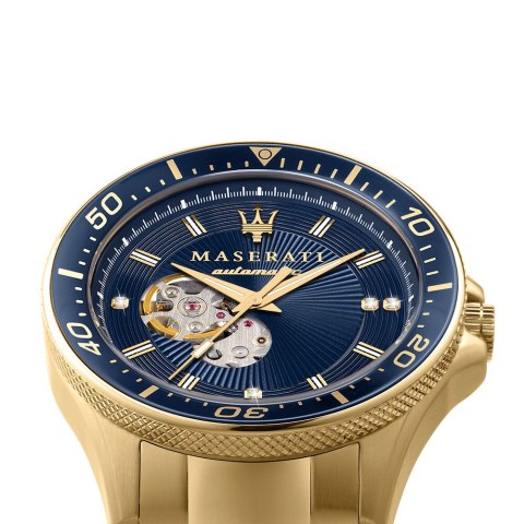 ZEGAREK MĘSKI MASERATI R8823140004 - SFIDA DIAMONDS EDITION - AUTOMAT (zs044b)