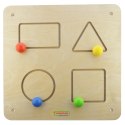 MASTERKIDZ Tablica Przesuwne Kształty Geometryczne