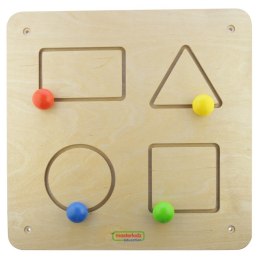 MASTERKIDZ Tablica Przesuwne Kształty Geometryczne
