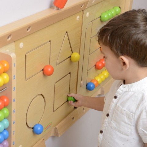 MASTERKIDZ Tablica Przesuwne Kształty Geometryczne