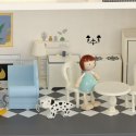 CLASSIC WORLD Drewniany Domek dla Lalek Mebelki Vintage Duży Akcesoria 36el