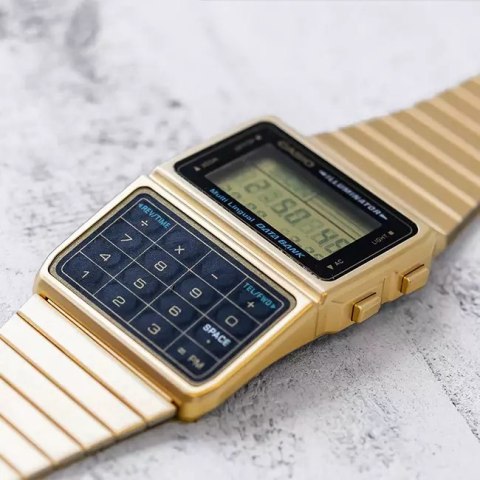 ZEGAREK MĘSKI CASIO VINTAGE DATABANK DBC-611G-1 (zd163a)