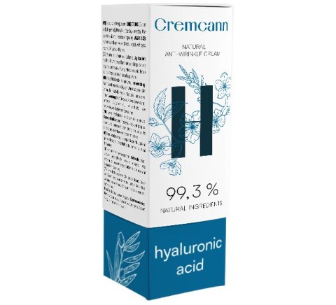 Krem przeciwzmarszczkowy z olejem konopnym i kwasem hialuronowym CremCann Hyaluron - 50 ml - Annabis