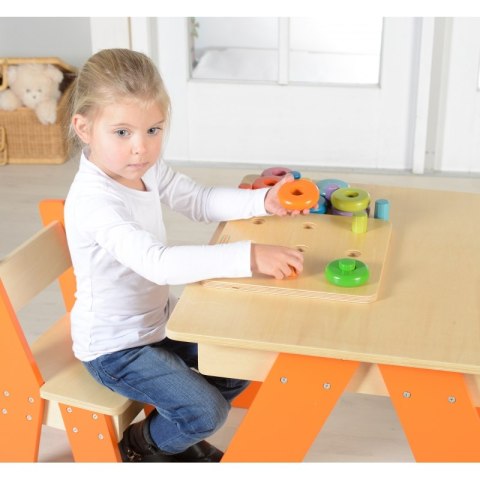 Dopasowywanie Kolorów Sorter Masterkidz Kołeczki i Obręcze