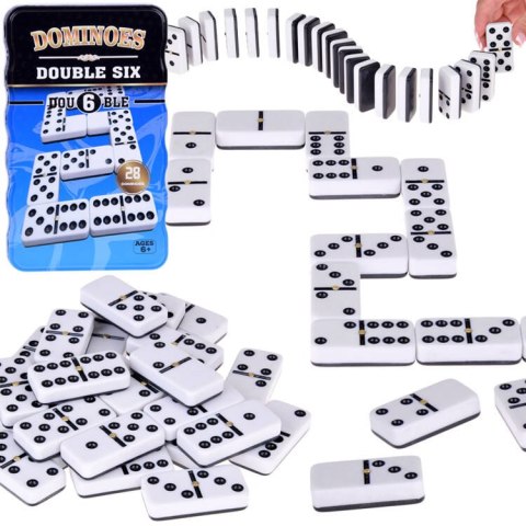 Domino klasyczne gra logiczna + edukacyjna dla dzieci i dorosłych GR0693