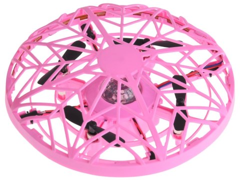 Zdalnie sterowany dron DYSK RC0653 - sterowanie ręką, podświetlenie LED