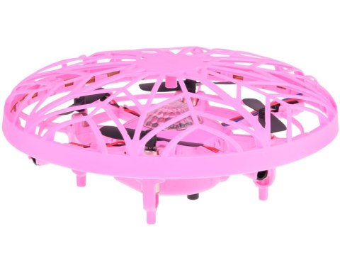 Zdalnie sterowany dron DYSK RC0653 - sterowanie ręką, podświetlenie LED