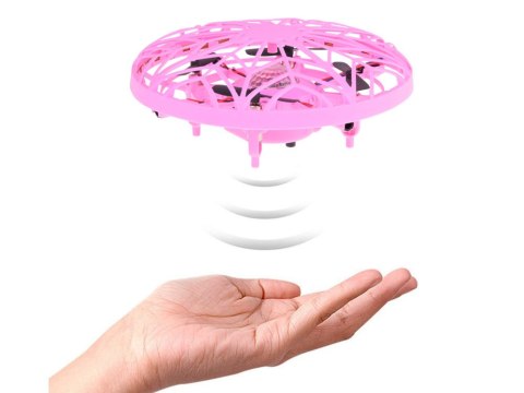 Zdalnie sterowany dron DYSK RC0653 - sterowanie ręką, podświetlenie LED