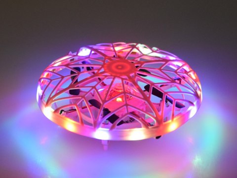 Zdalnie sterowany dron DYSK RC0653 - sterowanie ręką, podświetlenie LED