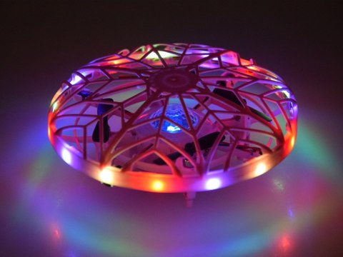 Zdalnie sterowany dron DYSK RC0653 - sterowanie ręką, podświetlenie LED