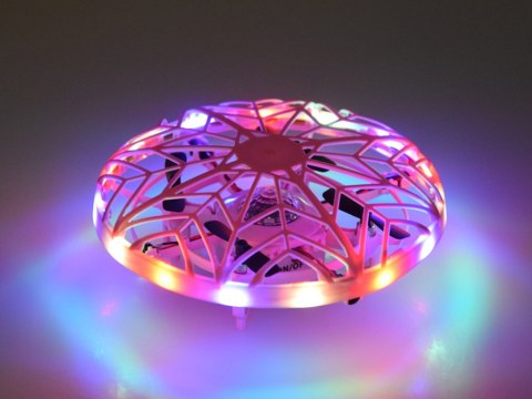Zdalnie sterowany dron DYSK RC0653 - sterowanie ręką, podświetlenie LED