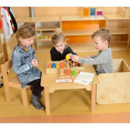 Duża Sznurowanka Kolorowa Drewniana Masterkidz
