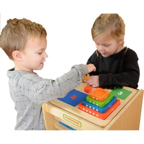 Piramidka Drewniana Edukacyjna Liczenie Kolory Masterkidz