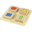 Sensoryczny Sorter Drewniany Kształty i Kolory Masterkidz