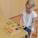 Sensoryczny Sorter Drewniany Kształty i Kolory Masterkidz