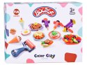 Masa plastyczna x8 ZESTAW CUKIERNIA foremki do ciasta + sztućce ZA5195