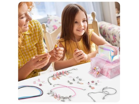 Zestaw do robienia bransoletek KORALIKI zawieszki CHARMS zrób to sam ZA5206