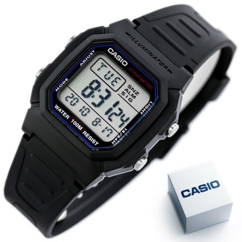 ZEGAREK MĘSKI CASIO W800H-1A (zd100a) - KLASYKA