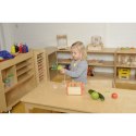 Drewniana Kasa Sklepowa Dla Dzieci + Pieniądze i Karta Kredytowa Masterkidz