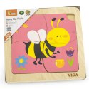 Viga Drewniane Puzzle Pszczoła Układanka Montessori Edukacyjna 18m+ Owad