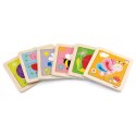 VIGA Poręczne Drewniane Puzzle Rybka