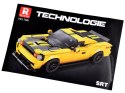 Klocki techniczne 319-elementów + naklejki Żółte Sportowe Auto ZA5260