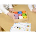 Kolorowe Kubeczki I Klocki Kwadratowe Zabawka Drewniana Sorter Kolorów Masterkidz