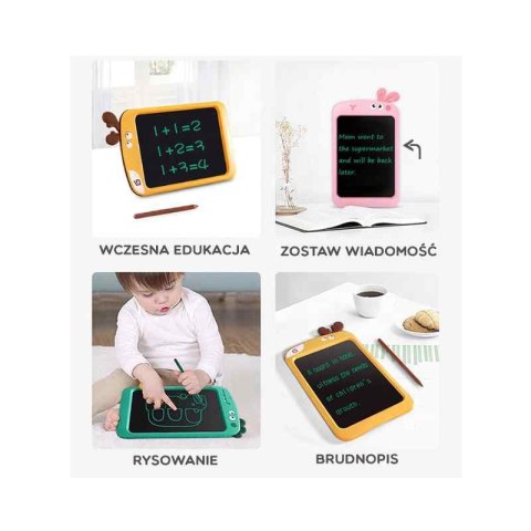 WOOPIE Tablet Graficzny 10.5" Renifer dla Dzieci do Rysowania Znikopis + Rysik