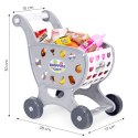 Wózek na zakupy sklepowy do supermarketu kuchni + 18 akcesoriów szary
