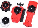 Duży zestaw wyrzutnia 8 dysków bączków GYRO spinner walizka ZA5462