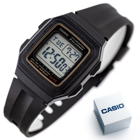ZEGAREK MĘSKI CASIO F-201WA-9A (zd164a) - KLASYKA
